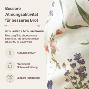 Wiederverwendbare Bienenwachs-Brotbeutel & Schüsselhauben-Set | Gratis-Versand in der Schweiz – Bild 3