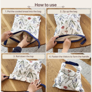 Reusable beeswax bread bag & bowl cover set | Free shipping within Switzerland - Image 4